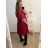 Šaty společenské elegantní šifonové krátký rukáv dámské nadrozměr (XL/2XL ONE SIZE) ITALSKÁ MÓDA IMM23ALESA