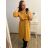 Women's Short Sleeve Shirt Dress (S / M ONE SIZE) ITALIAN FASHION IM422633