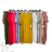 Shirt extended 3/4 long sleeve women's (L/XL/2XL ONE SIZE) ITALIAN FASHION IM423025