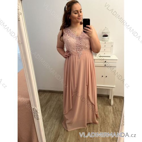Šaty letní na ramínka dámské (S/M ONE SIZE) ITALSKÁ MÓDA IMPBB22B21841