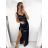 Šaty dlhé elegantné bez rukávov dámske (S/M ONE SIZE) TALIANSKA MÓDA IMPBB23b22861