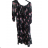 Carmen 3/4 Sleeve Women's Plus Size Chiffon Dress (2XL/3XL ONE SIZE) POLISH FASHION PMLSF22LUCIA/DU 2XL/3XL