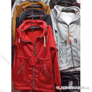 Mikina na zip s kapucí dlouhý rukáv dámská (M-2XL) DT FASHION DTF23DT-1007