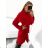Women's long fleece coat (M / L ONE SIZE) ITALIAN FASHION IMD211105 Camel brown M / L