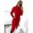 Women's long fleece coat (M / L ONE SIZE) ITALIAN FASHION IMD211105 Camel brown M / L