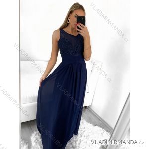 Šaty elegantní společenské na ramínka dámské (S/M ONE SIZE) ITALSKÁ MÓDA IMPSH2480668