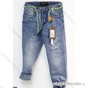 Kalhoty jeans dětské dorost dívčí (4-12let) ITALSKÁ MÓDA IMPWK23N-628