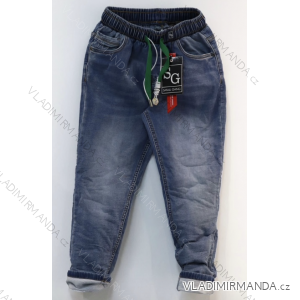 Kalhoty jeans dorost dívčí (10-16let) ITALSKÁ MÓDA IMPWK23N-621