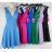 Šaty elegantné na ramienka dámske (S/M ONE SIZE) TALIANSKA MÓDA IMPBB23B23297