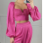 Top croptop dlouhý rukáv dámský (S/M ONE SIZE) ITALSKÁ MÓDA IMPBB23B10882