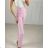 Kalhoty dlouhé elegantní dámské (S/M ONE SIZE) ITALSKÁ MÓDA IMPBB24D040