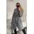 Women's long fleece coat (M / L ONE SIZE) ITALIAN FASHION IMD211105 Camel brown M / L