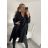 Women's long fleece coat (M / L ONE SIZE) ITALIAN FASHION IMD211105 Camel brown M / L