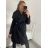 Women's long fleece coat (M / L ONE SIZE) ITALIAN FASHION IMD211105 Camel brown M / L