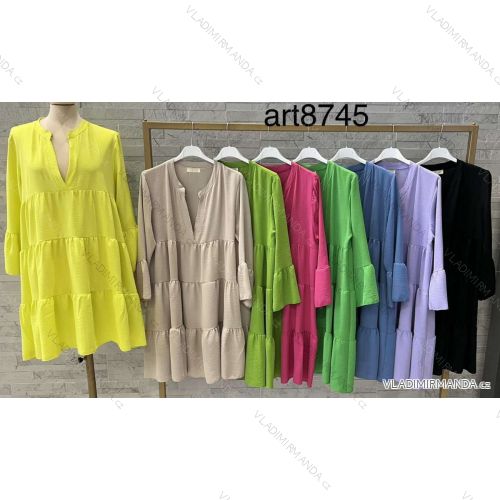 Women's Oversize Long Sleeve Dress (S/M ONE SIZE) ITALIAN FASHION IMWB23193