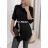 Košeľa oversize dlhý rukáv dámska (S/M ONE SIZE) TALIANSKA MÓDA IMWKK23195