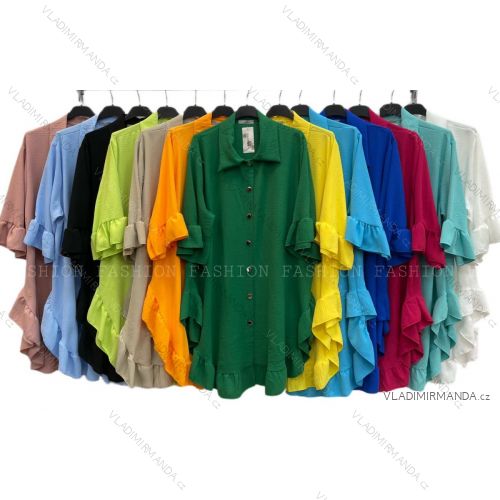 Women's Long Sleeve Shirt (S/M ONE SIZE) ITALIAN FASHION IMWT23203