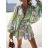 Kurzer Sommer-Langarm-Overall für Damen (Einheitsgröße S/M) ITALIAN FASHION IMWD23255