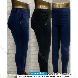 Kalhoty jeans džegíny dlouhé dámské nadrozměr (2XL/3XL,3XL/4XL,4XL/5XL,5XL/6XL) TURECKÁ MÓDA TMWL239905