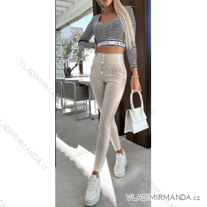 Lange Lederhose für Damen (Einheitsgröße S/M) ITALIAN FASHION IMPBB23D06031