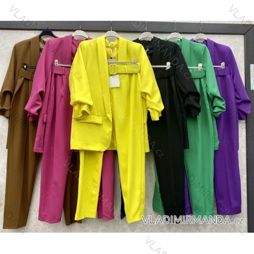 Kleid mit Knöpfen und geknöpften Damen (uni s-m) ITALIAN FASHION IM2203948