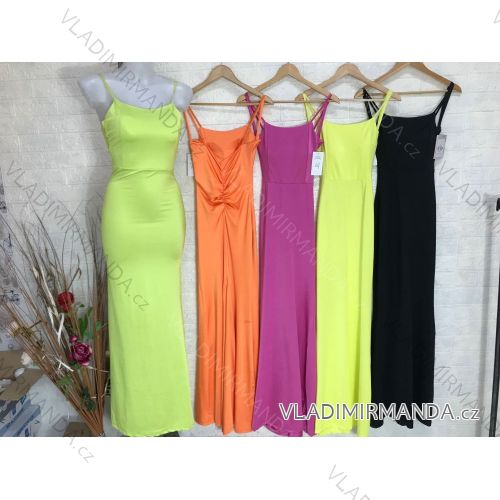 Women's long elegant strapless dress (S/M ONE SIZE) ITALIAN FASHION IMPGM232653