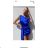 Women's Elegant Sleeveless Dress (S/M ONE SIZE) ITALIAN FASHION IMPOC230001