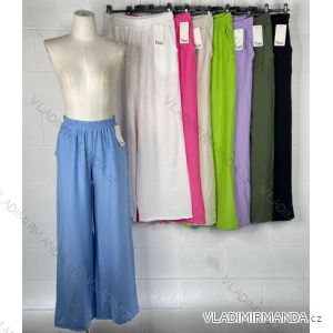 Kalhoty dlouhé dámské (S/M ONE SIZE) ITALSKÁ MÓDA IMPBB23F3875
