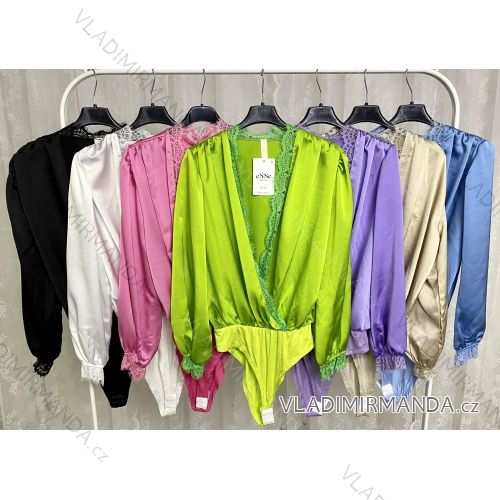 Body dlhý rukáv dámske (S/M ONE SIZE) TALIANSKA MÓDA IMPLP2385900085