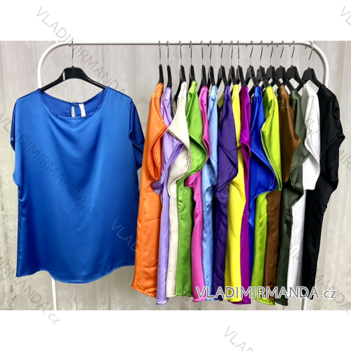 Tričko/tunika krátky rukáv dámske (S/M ONE SIZE) TALIANSKA MÓDA IMPLP2317000045