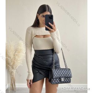 Tričko dlouhý rukáv dámské (S/M ONE SIZE) ITALSKÁ MÓDA IMPLP2371000085