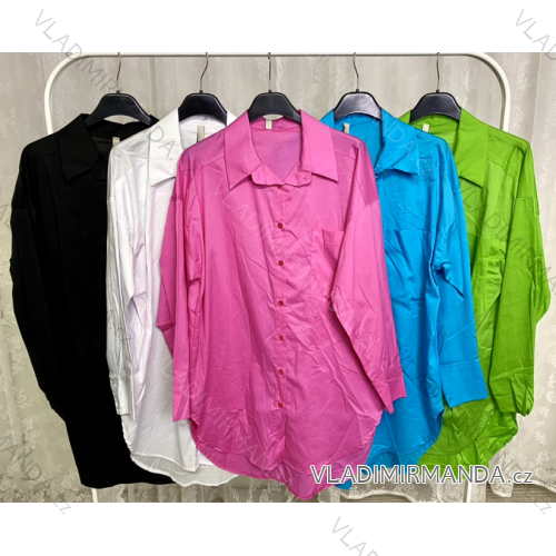 Košile dlouhý rukáv dámská (S/M ONE SIZE) ITALSKÁ MÓDA IMPLP2317316095