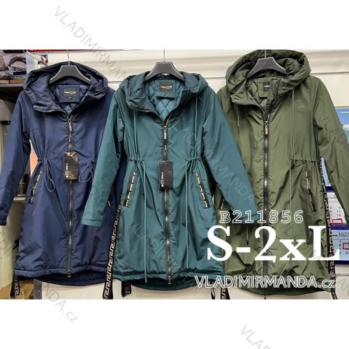 Erweiterte Frühlingsjacke mit Kapuze für Damen (S-2XL) POLISH FASHION PMLB23B211856