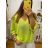 Schmaler Oversize-Schleifen-Langarmpullover für Damen (S/M ONE SIZE) ITALIAN FASHION IMWAA23381