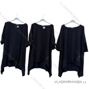 Tunika Oversize 3/4 Langarm Damen Übergröße (2XL/3XL ONE SIZE) ITALIAN FASHION IMD23110