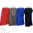 Damen-Kleid in Übergröße aus Baumwolle mit kurzen Ärmeln (2XL/3XL Einheitsgröße) ITALIAN FASHION IMD23115