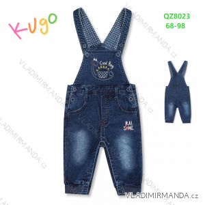 Nohavice lacl dlhé riflové dojčenské detské chlapčenské (68-98) KUGO QZ8023