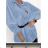 Elegantes Hemd Langarm Damen Kleid (S / M ONE SIZE) ITALIAN FASHION IMWY21734
