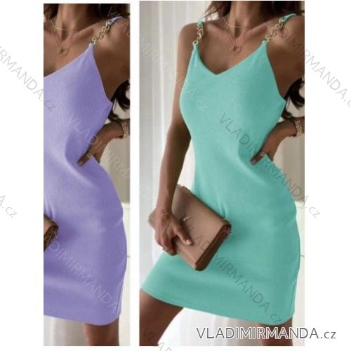 Women's Strapless Summer Dress (S/M ONE SIZE) ITALIAN FASHION IMWB23092