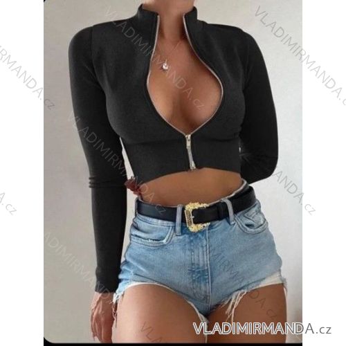 Langarmhemd für Damen (S / M ONE SIZE) ITALIAN FASHION IMWK21010