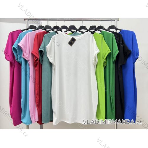 Women's Short Sleeve Dress (S/M ONE SIZE) ITALIAN FASHION IM423110