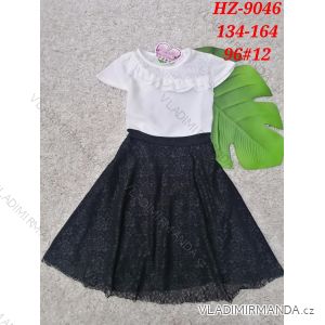 Šaty krajkové krátký rukáv dorost dívčí (134-164) ACTIVE SPORT ACT23HZ-9046
