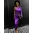 Women's Elegant Long Sleeve Dress (S/M ONE SIZE) ITALIAN FASHION IMPGM239102