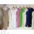 Women's Long Short Sleeve Dress (S/M ONE SIZE) ITALIAN FASHION IMPGM23S022
