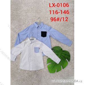 Košile dlouhý rukáv dorost dětská chlapecká (116-146) ACTIVE SPORTS ACT23LX-0106