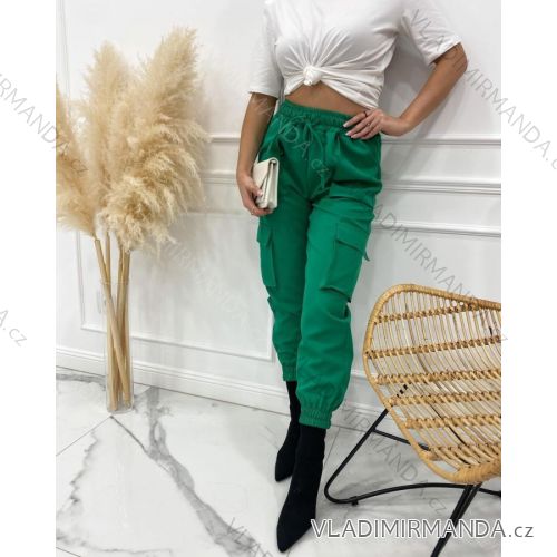 Kalhoty dlouhé strečové dámské (S/M ONE SIZE) ITALSKÁ MÓDA IMWY23062