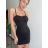 Women's Elegant Sleeveless/Strap Dress (S/M ONE SIZE) ITALIAN FASHION IMPBB23A37641