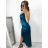 Elegantes Damen-Abendkleid mit Trägern (S/M ONE SIZE) ITALIAN FASHION IM322MONICA -   hellrosa,   S/M