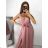 Long dress for women (UNI s-m) ITALIAN FASHION IMM20FL5620 S/M white