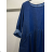 Women's 3/4 Long Sleeve Long Dress (S/M ONE SIZE) ITALIAN FASHION IMPLM2329530